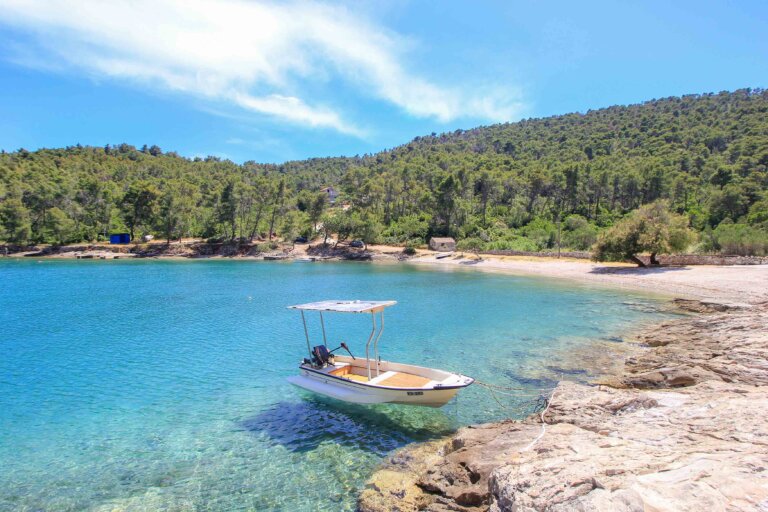 Beach Gornja Krusica, Solta Island, Croatia