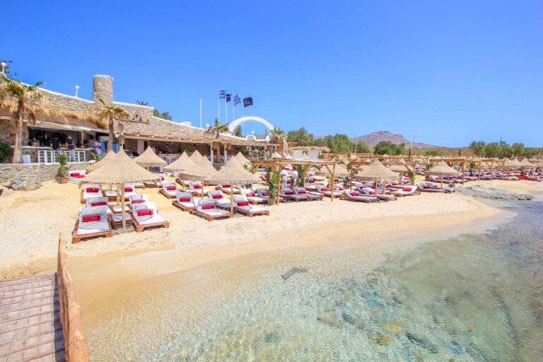 Agia Anna Beach Club, Mykonos, Greece