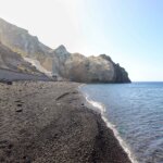 Black Beach, Santorin, Plage, Grèce