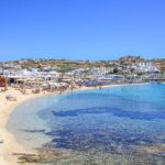 Plage d'Ornos, Mykonos, Grèce