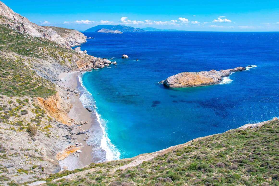 Strand Katergo - Folegandros ©Jürgen Reichenpfader