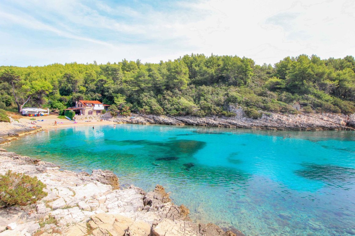 Where to stay in Korcula - Zavalatica (Zitna Bay) ©Jürgen Reichenpfader