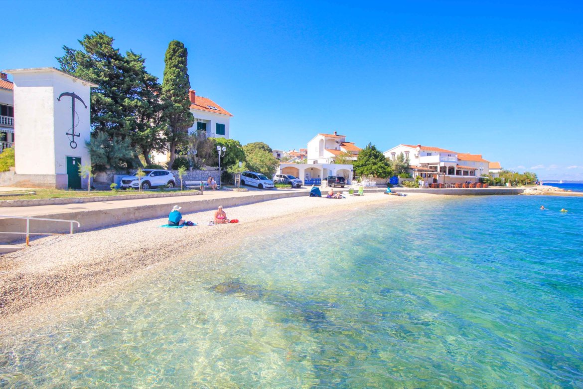 Strand Bilisce, Insel Ugljan, Kroatien