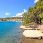 Zelena Punta Beach, Ugljan Island, Croatia