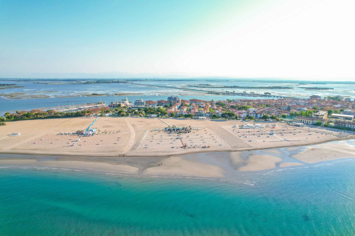 Strand Costa Azzurra, Grado, Italien