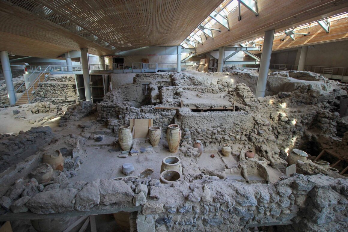 Site archéologique d'Akrotiri - Santorin ©Jürgen Reichenpfader