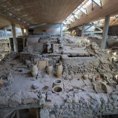 Akrotiri (Prehistoric City) Santorini ©Jürgen Reichenpfader