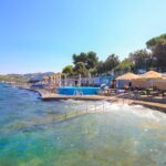 Strand Dva Topola, Izola, Slowenien