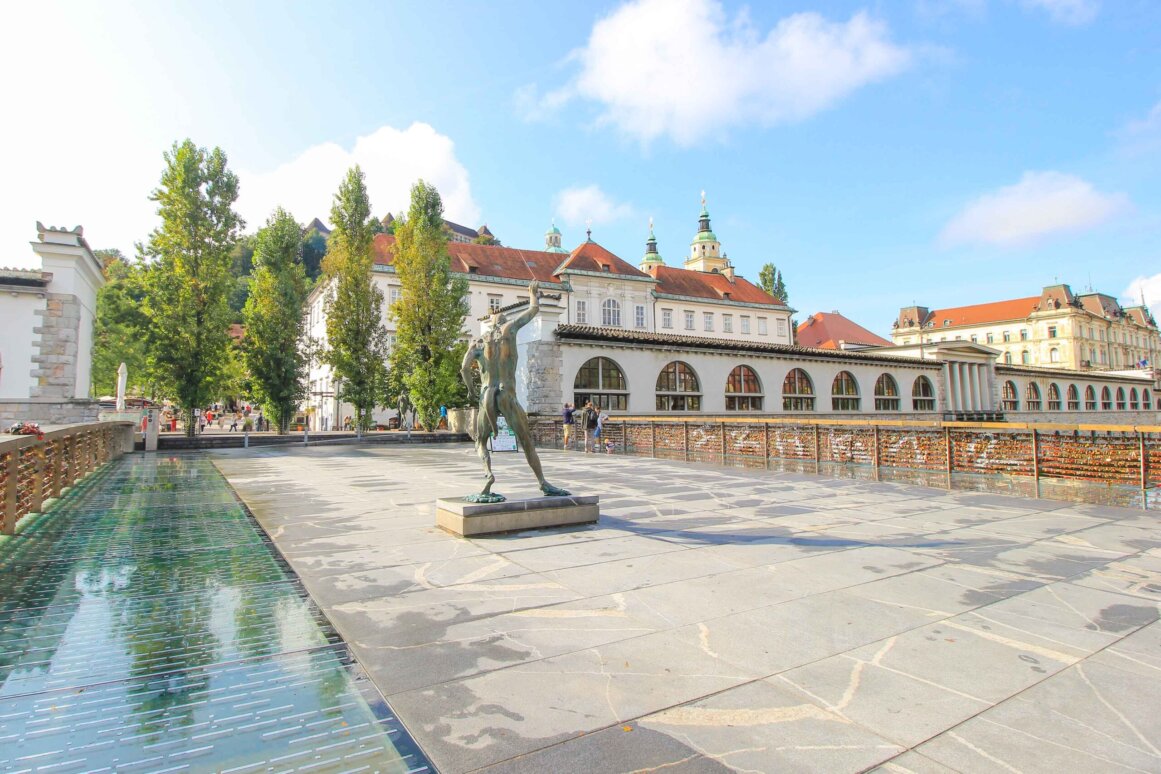 Pont du boucher (Mesarski most) Ljubljana ©Jürgen Reichenpfader