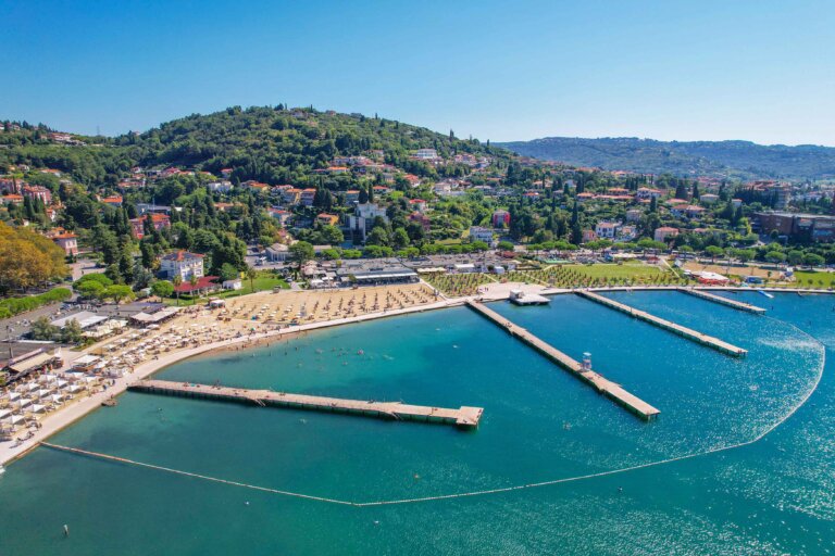 Portoroz Beach, Slovenia