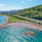 Strand Žusterna, Koper, Slowenien