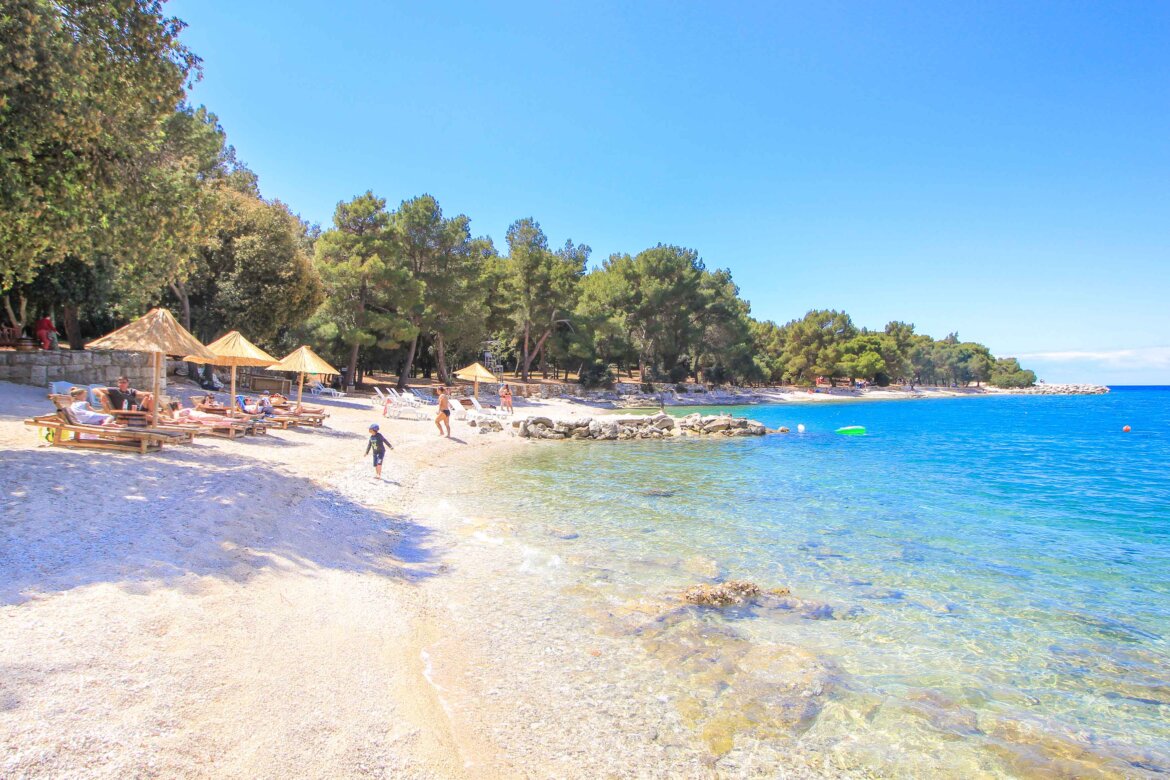 Lone Bay, Bucht, Strand, Rovinj