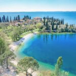 Plage Baia delle Sirene, Garda, Lac de Garde, Italie