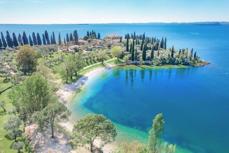 Baia delle Sirene Beach, Lake Garda, Italy