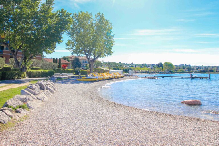 Mirabello Beach, Bardolino, Lake Garda, Italy