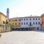 Piazza Vittorio Emanuele, Lazise, Gardasee, Italien