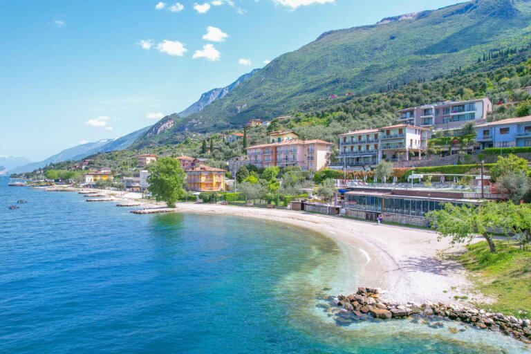 Lido Paina Beach, Malcesine, Lake Garda, Italy