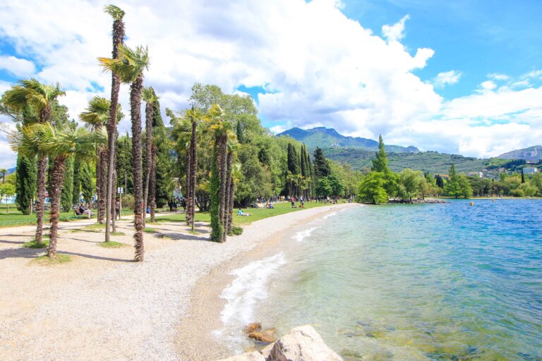 Sabbioni Beach, Riva del Garda, Lake Garda, Italy