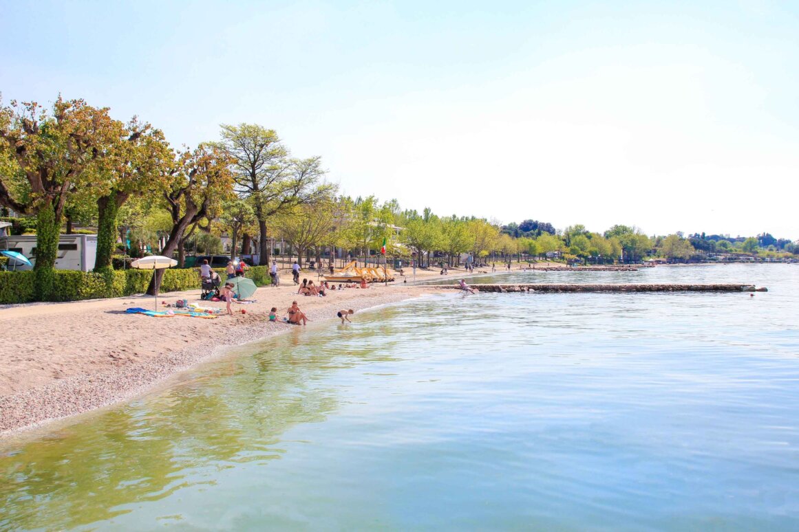 Stand de sable Spiaggia D'Oro - Lazise, Lac de Garde ©Jürgen Reichenpfader