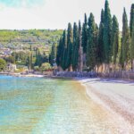 Plage Baia Stanca, Torri del Benacco, Lac de Garde, Italie