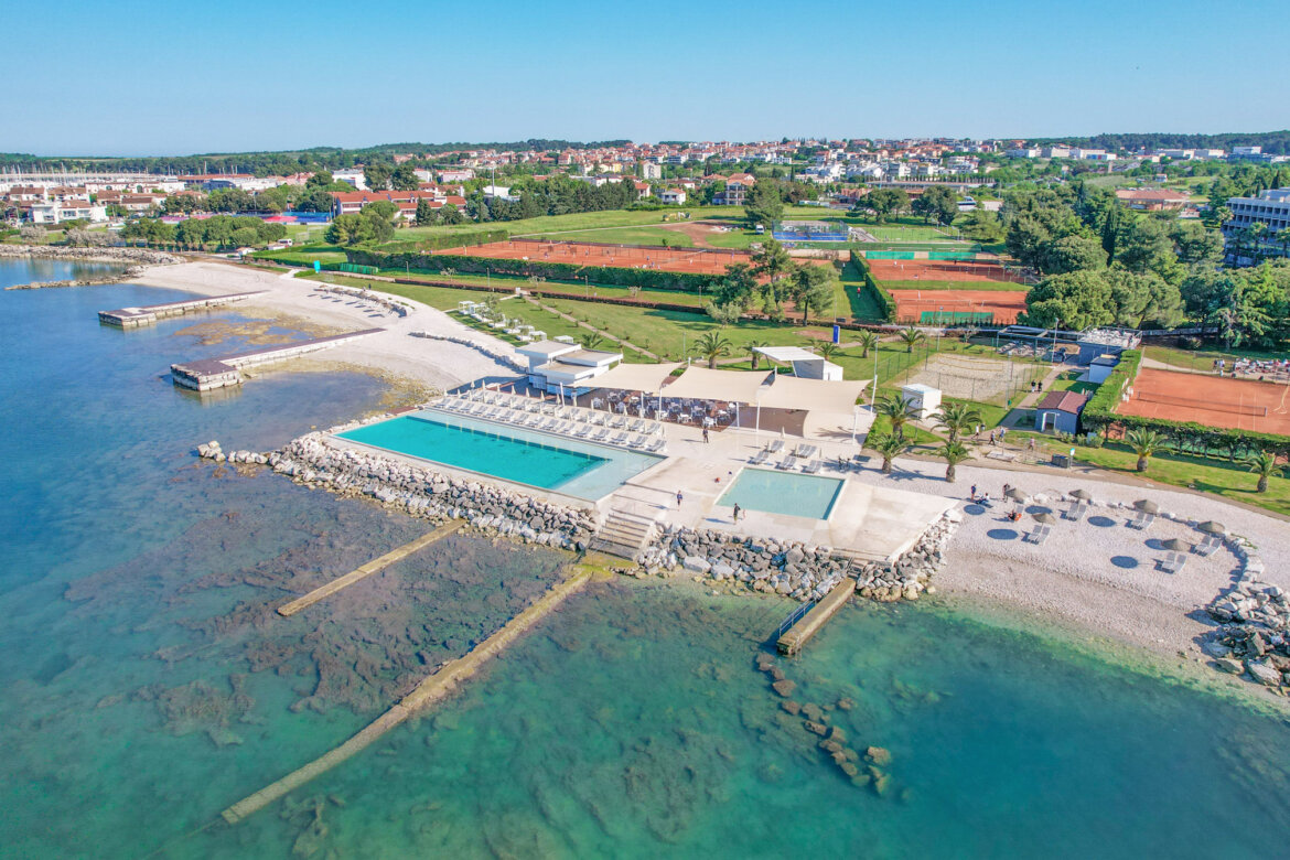 Strand Maestra, Novigrad, Istrien
