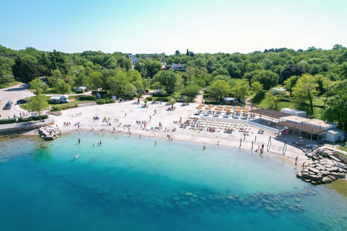 Beach Lanterna Camping Porec - Istria @Jürgen Reichenpfader