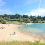 Plage de Porton Biondi, Rovinj, Croatie