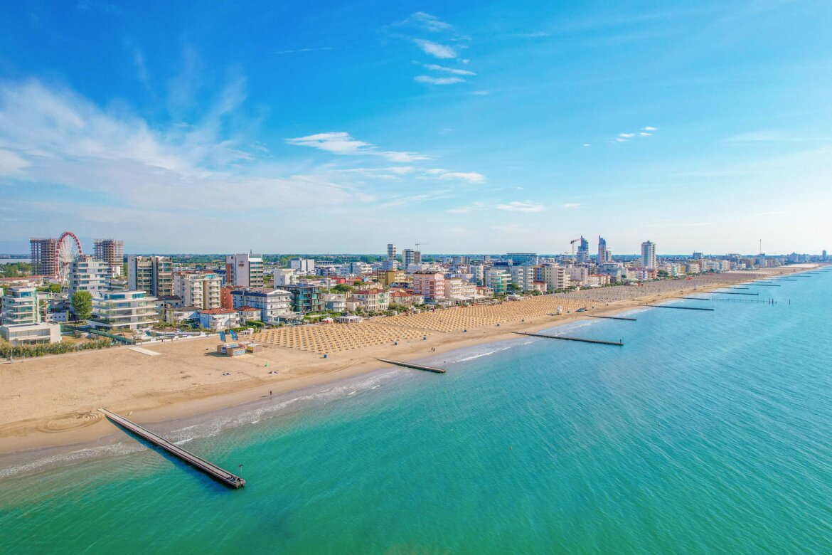 Strand Spiaggia di Jesolo, Italien