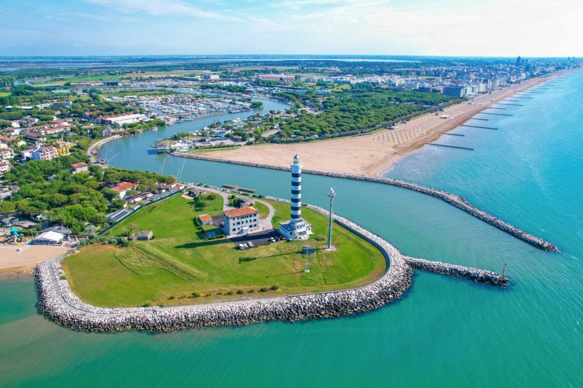 Strand Spiaggia del Faro (Leuchtturm-Strand) Jesolo ©Jürgen Reichenpfader